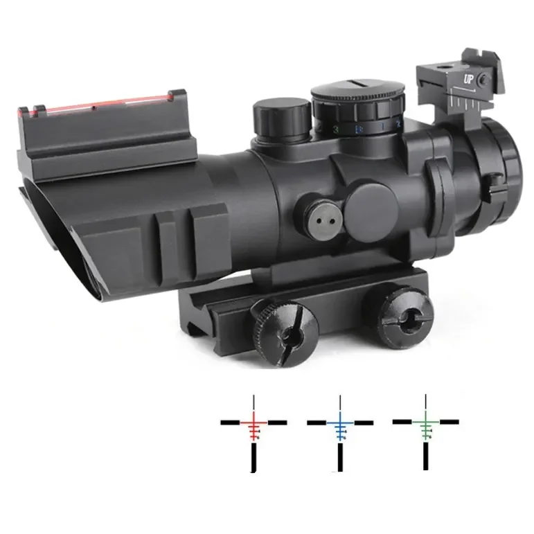 Wholesale Customizable 4X32mm Tactical Hunting Telescope Sight Cross Inverted Triangle Design with Glass Lens
