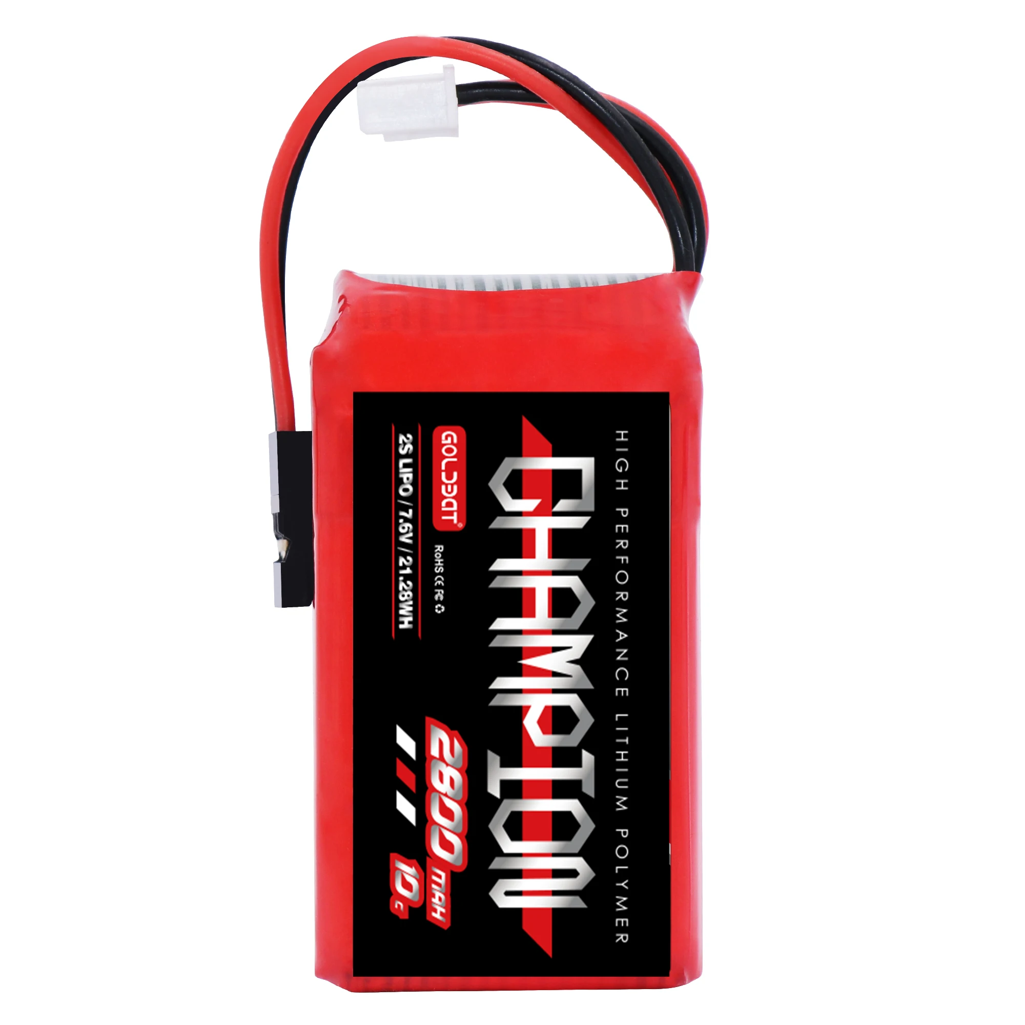 CHAMPION Factory Price 2800mAh 25C 2S 7.6V HV Rechargeable Lithium Battery Pack  airsoft  FPV Helicopter RC Car Drone Battery