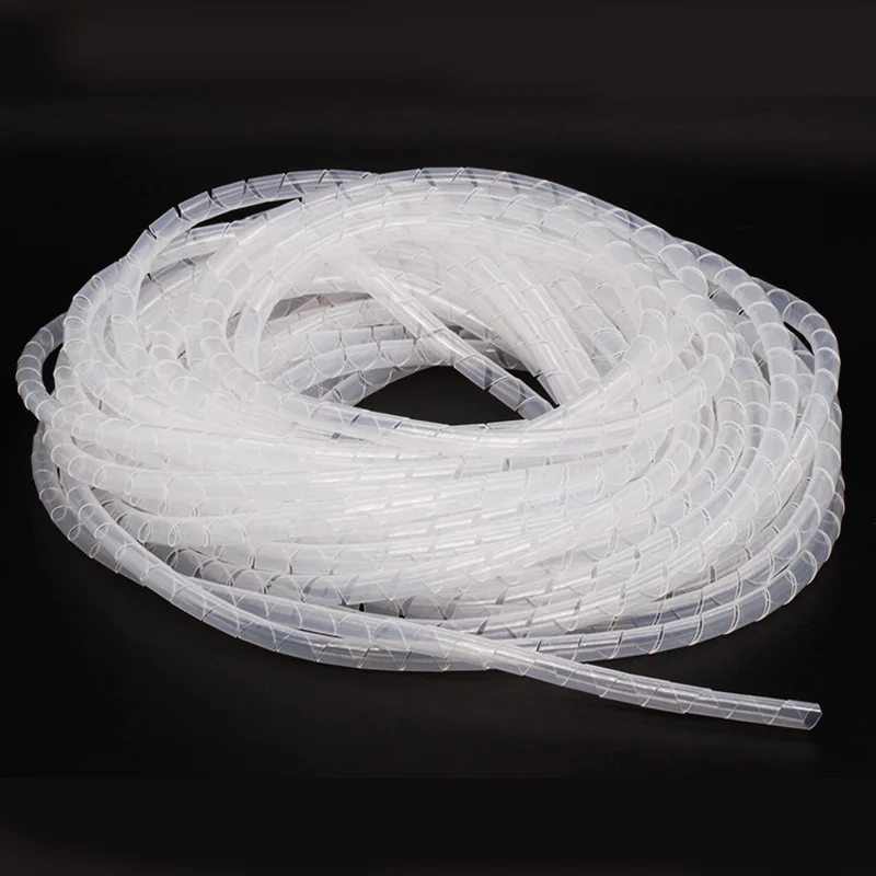 Spiral Wrapping Bands Wire Spiral Wrap Sleeving Band Tube Cable Wire Protector