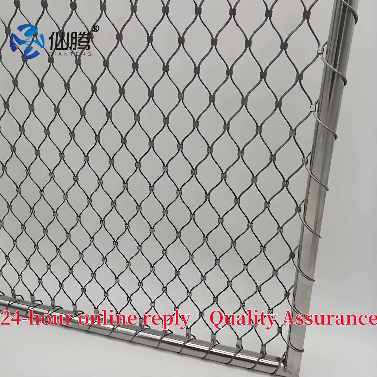 Высококачественная веревочная сетка из нержавеющей стали Ландшафтная стальная проволочная защита от падения