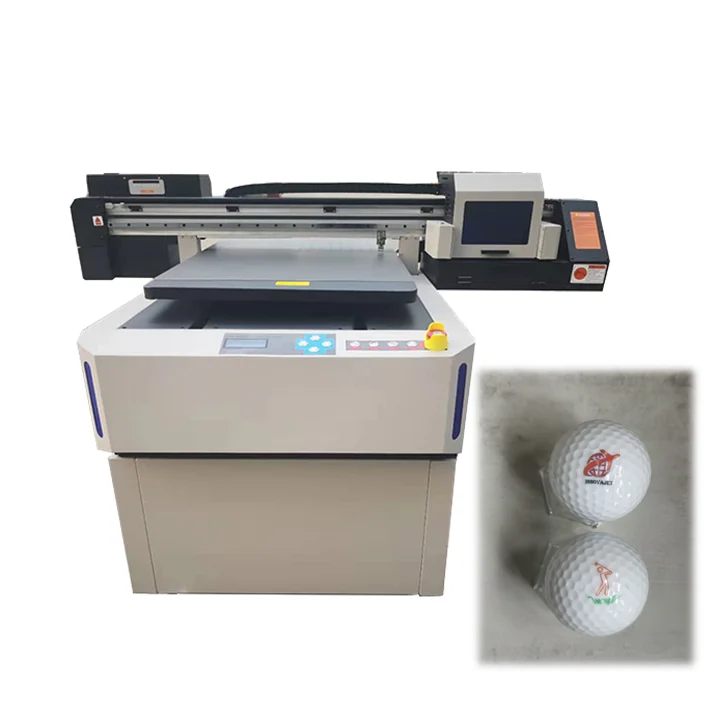 Factory Direct Sale Personalized Ice Hokey Field Hockey 6090 EP-XP600 Printheader UV Flatbed Inkjet Printer for Decorative Shops