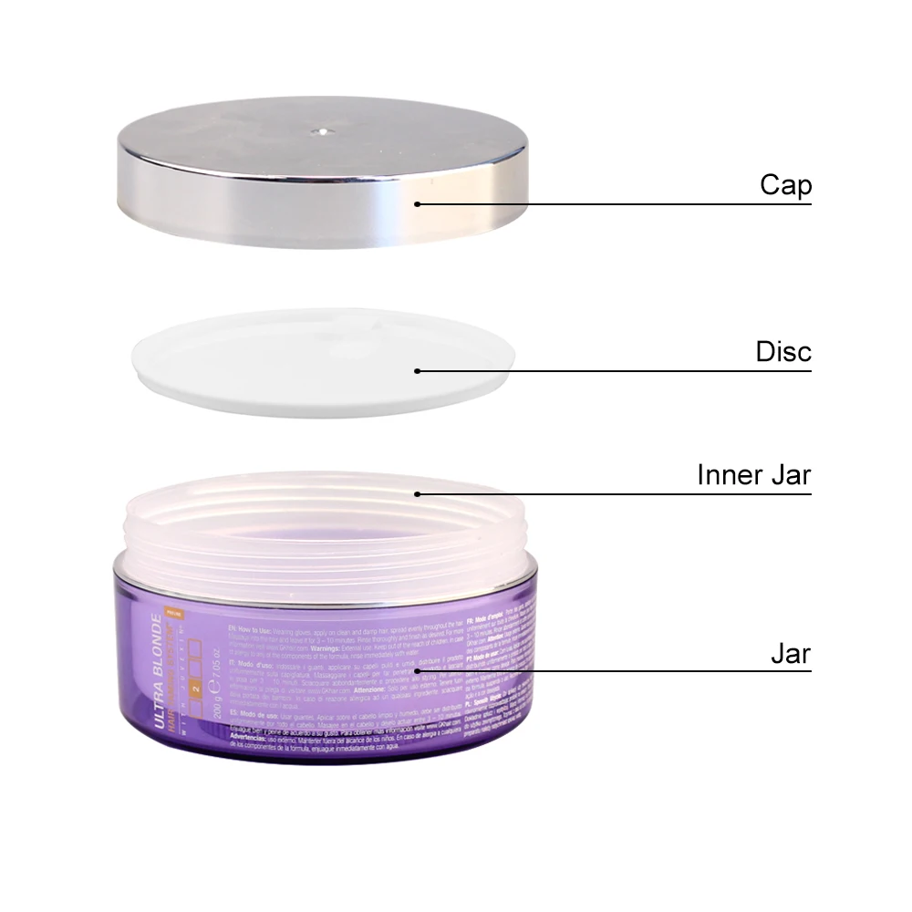 
30g 50g 100g 200g 300g 500g cosmetics conditioner container cream jar 