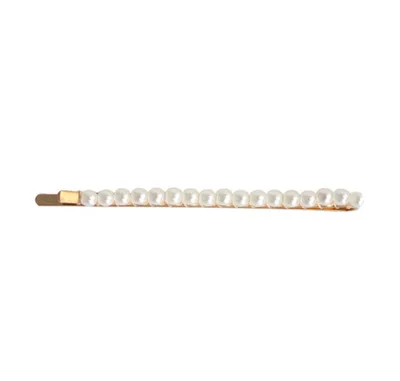 Simple design pearl hair clip Korean temperament lady hair pins for girls