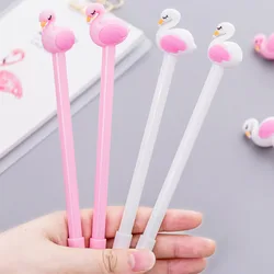 Новинка 0,5 мм кавайная мультяшная ручка Фламинго милые Креативные канцелярские принадлежности для девочек школьные офисные канцелярские товары рекламная акция Пластиковые чернила