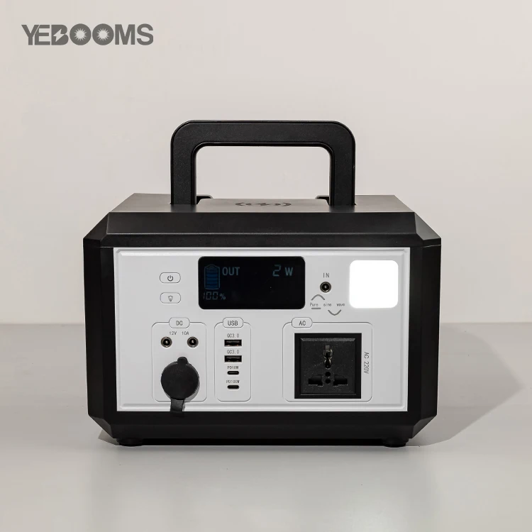 Outdoor Power Supply Portable Power Bank Stations 180Ah 576WhSolar Panels with Solar Generator for Outdoor With AC DC USB