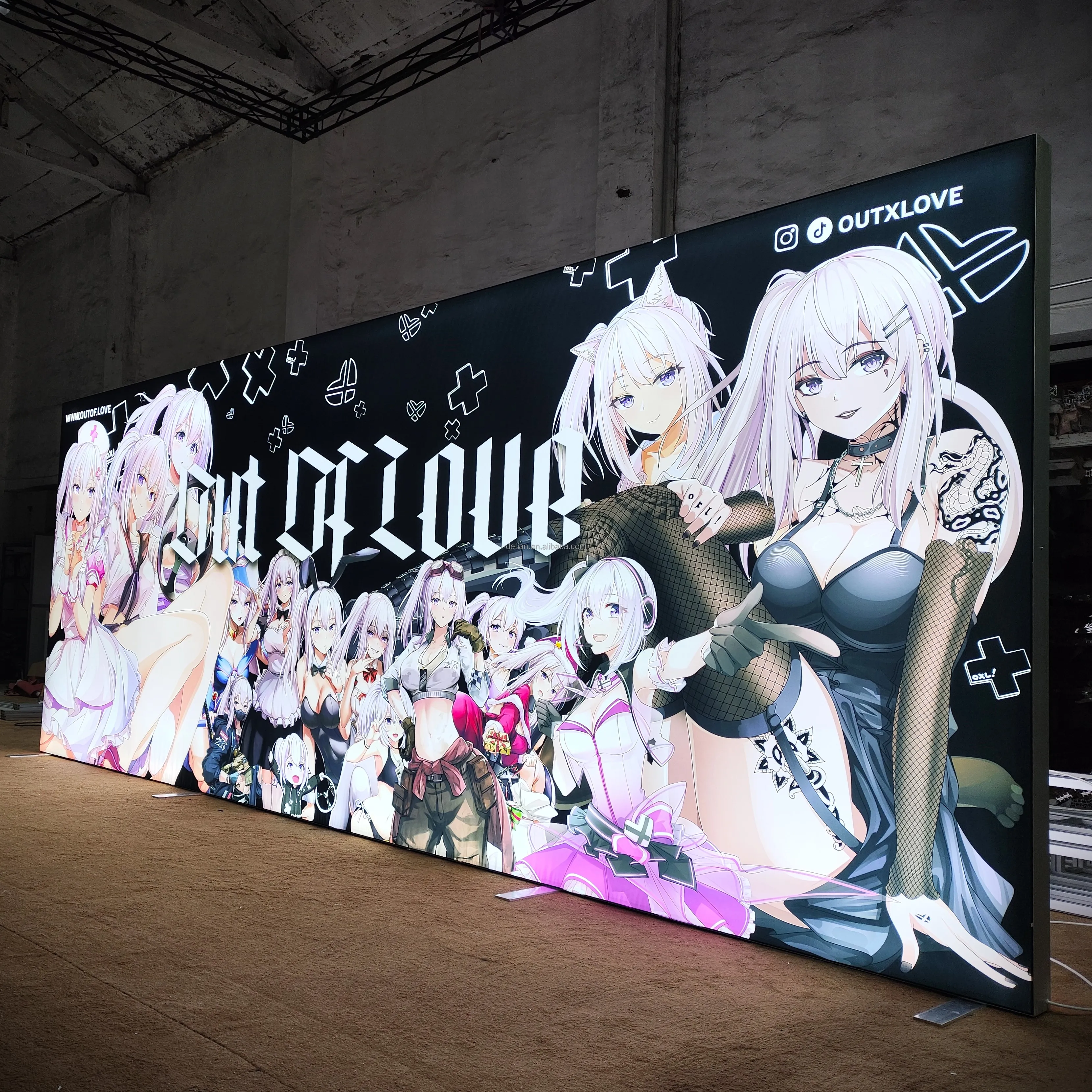 Высококачественное портативное алюминиевое выставочное оборудование