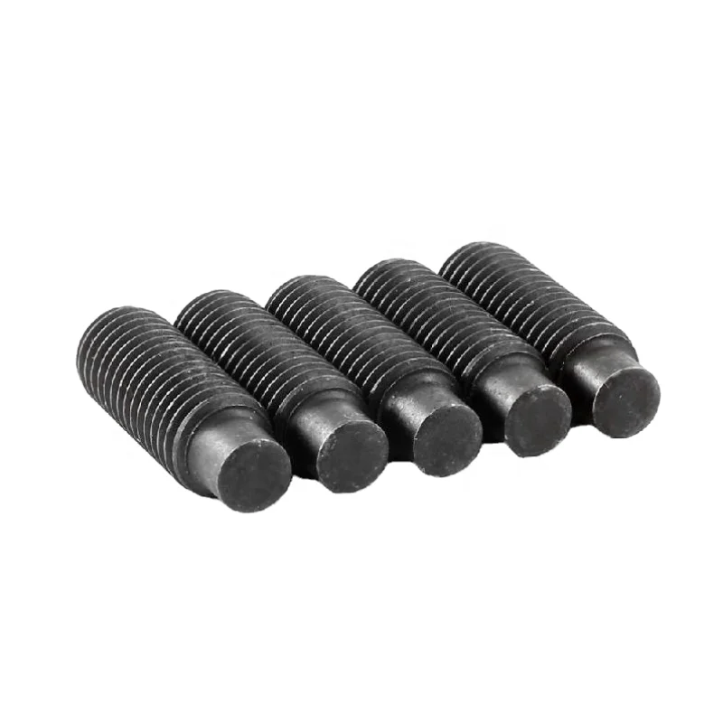Grade 8.8 black Hexagon socket set screws with dog point DIN915