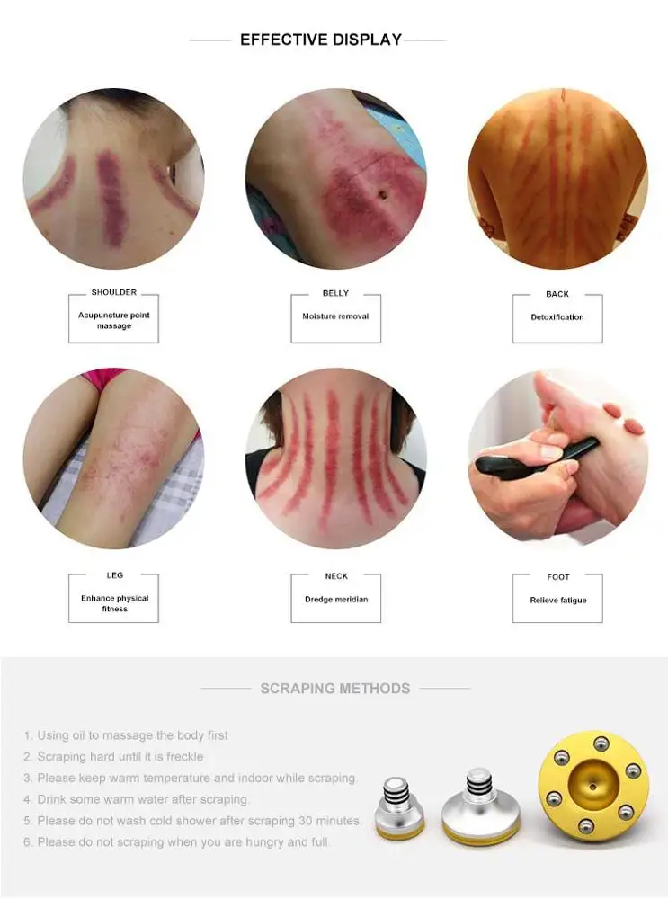 
Electric Scraping Massager Scraper Therapy Wave Pressure Body Relaxation Meridian Stimulate Acupoints Vacuum Copping Guasha Tool 