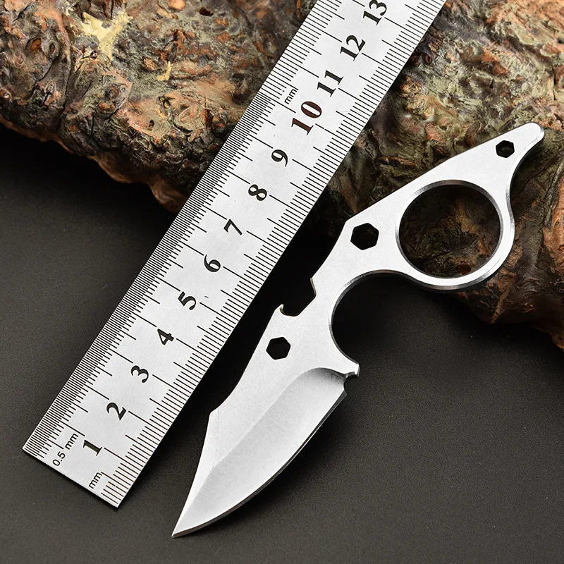 Многоцелевой нож из нержавеющей стали 440 с острым фиксированным лезвием для самообороны кемпинга выживания на природе