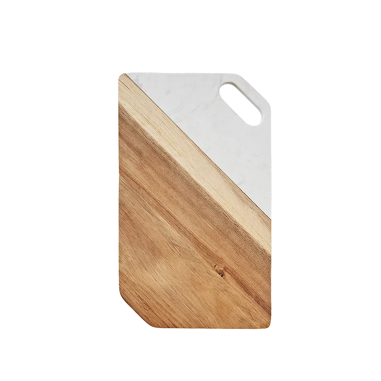 High Quality Acacia Wood Bread Cutting Board Marble Acacia Wood Cheese Cutting Board