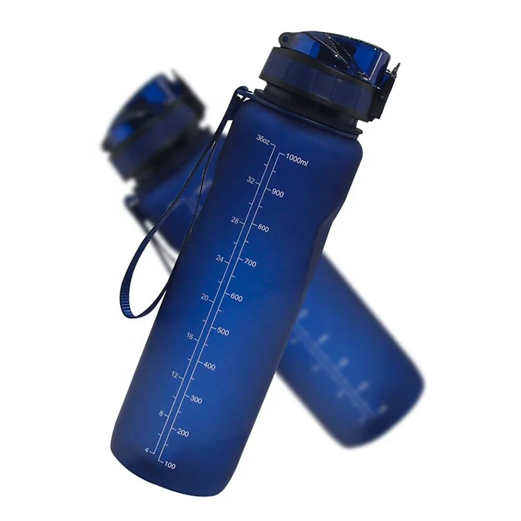 20oz 30oz Plastic Tritan water bottle Tritan Sport bottle leak proof with measuring line