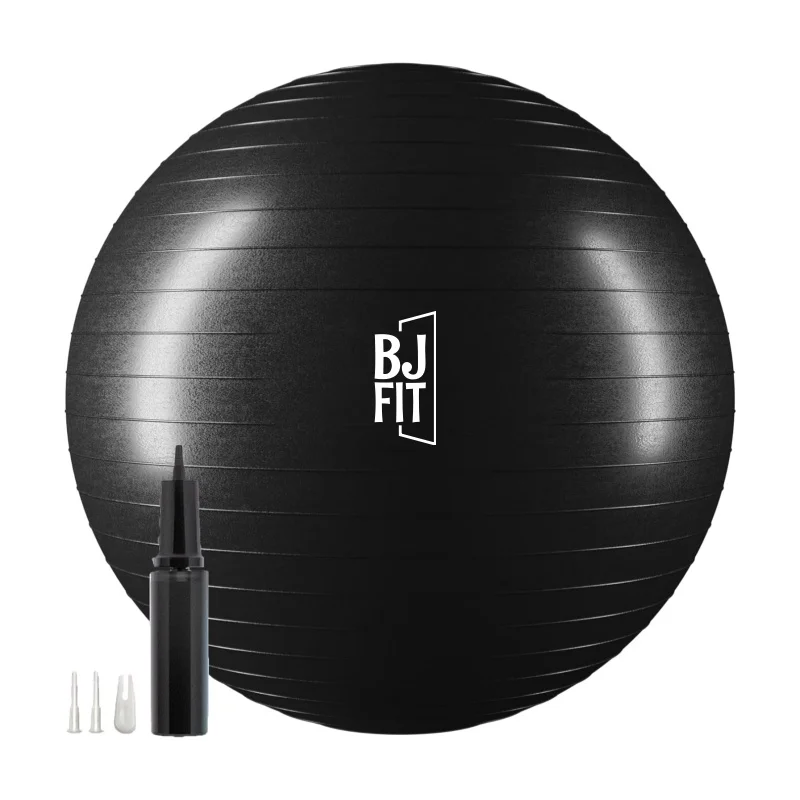 Custom Sized round PVC Gym Fitness Ball Yoga Exercise Ball with Quick Pump