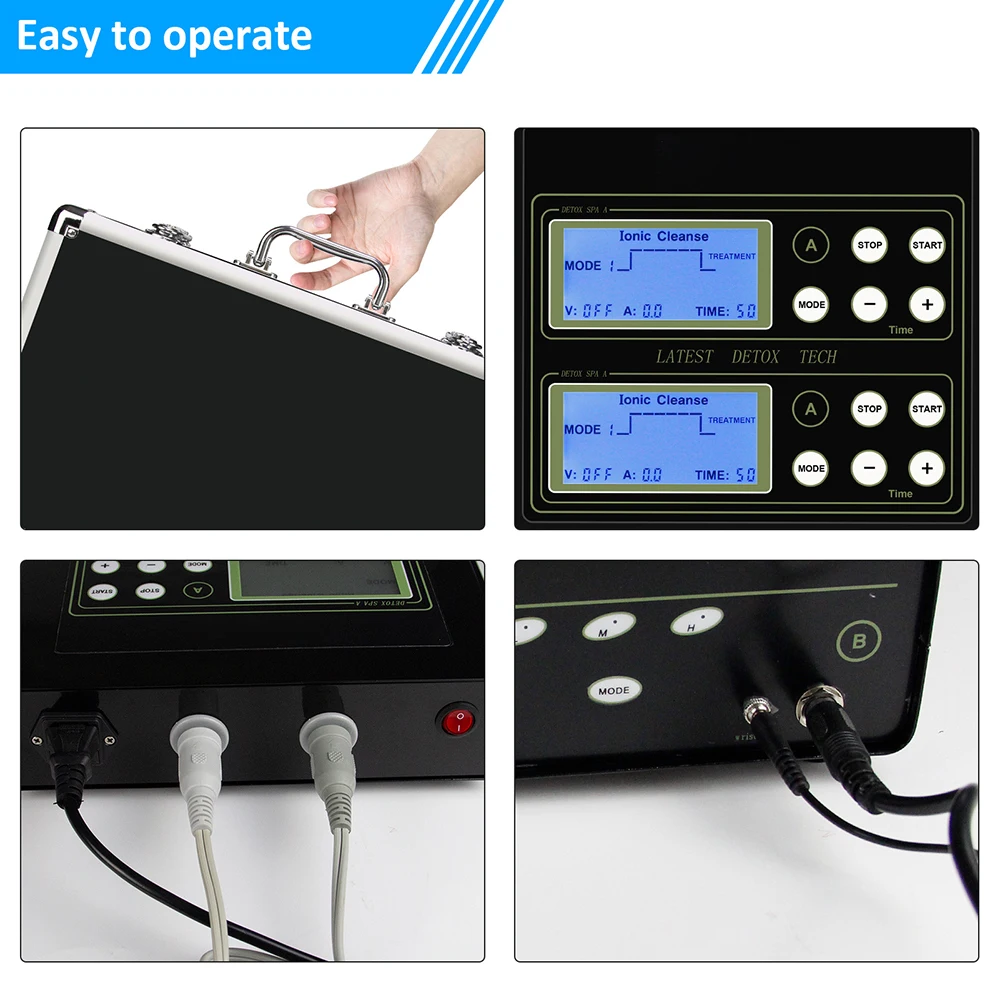 Factory Foot Detox Machine Ion Detox Foot Spa Basin Ionic Cleanser Price