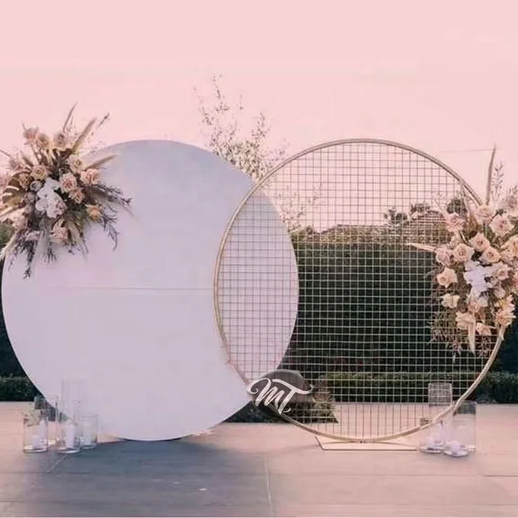 Party decorative square acrylic PVC white wedding backdrop panel for event planner