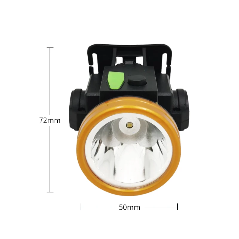 Best quality safety lamp led portable headlamp lead-acid battery rechargeable headlight light lamp for night working