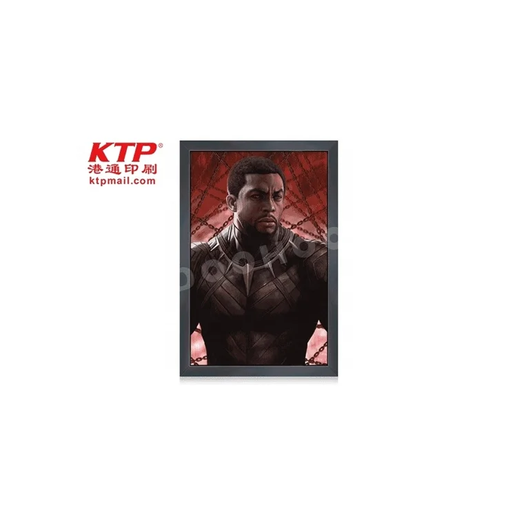 Wall mounted customized and printed 3D animated movie pirate king poster for decorative murals