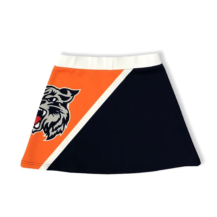 Custom Cheerleading Wear Polyester Elasticity School Sports Uniform Team Girl Cheerleading Dresses