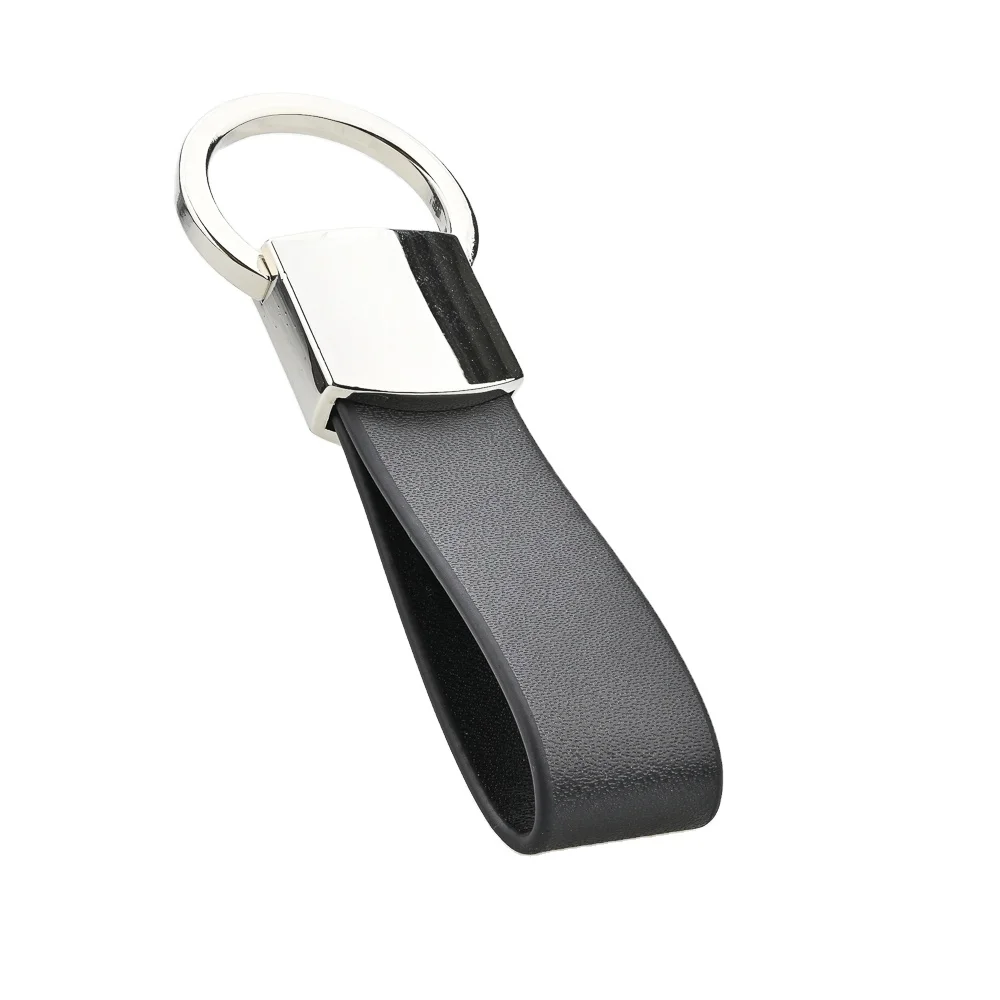 Hot sale luxury leather material small compass metal brushed belt buckle men for business gift