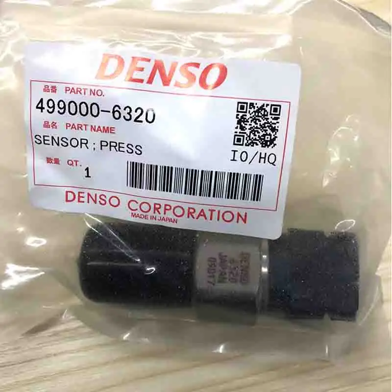 Common Rail Pressure Sensor for Denso Excavator 49900-06320 4990006320 499000-6320