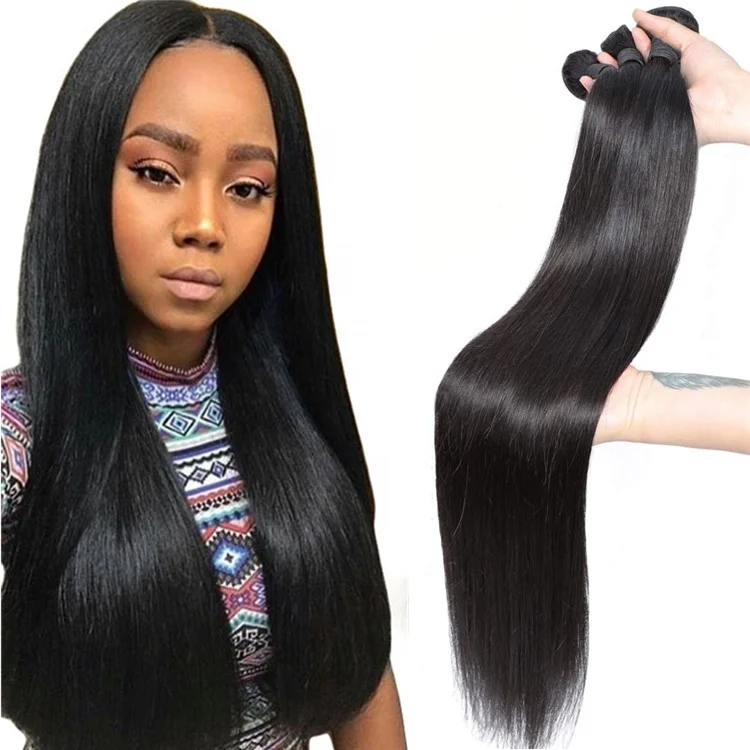 Wholesale Price High Quality Virgin Brazilian Remy Human Hair, 100 Real Natural Brazilian Straight Hair Extensions