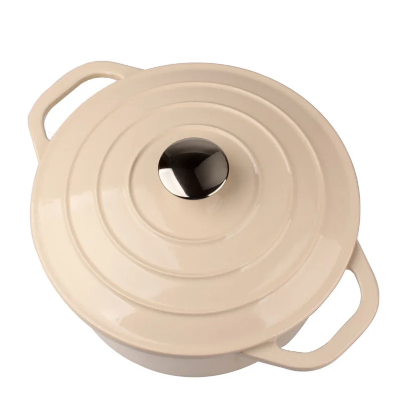 SJP027 Custom Round 29cm colorful Enamel casseroles pot non stick cookware Cast iron dutch oven