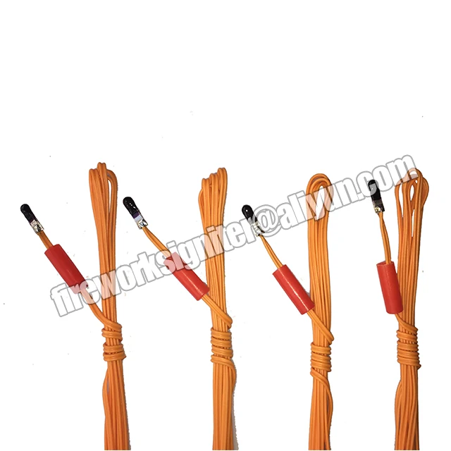 Оптовая продажа, 2 м, фейерверк, зажигательная проволока и оловянные сварные элементы для пиротехники, демонстрация фейерверка, шахтная эксплуатация