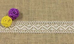Factory Wholesale Cotton 3.5CM Width Lace  Trim For Clothes