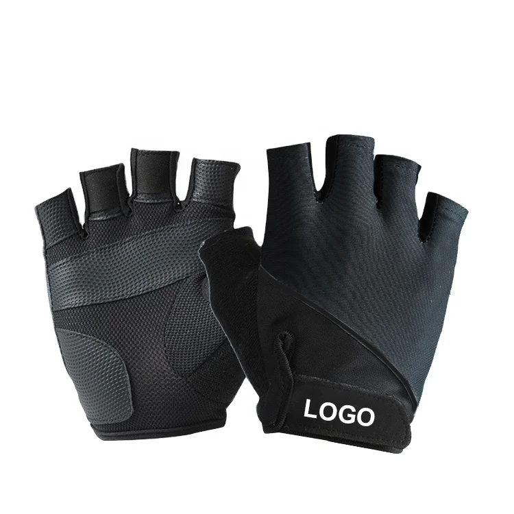 Fitness Gloves Weight Lifting Gloves Protect Wrist Gym Training Fingerless Weightlifting Sport Gloves