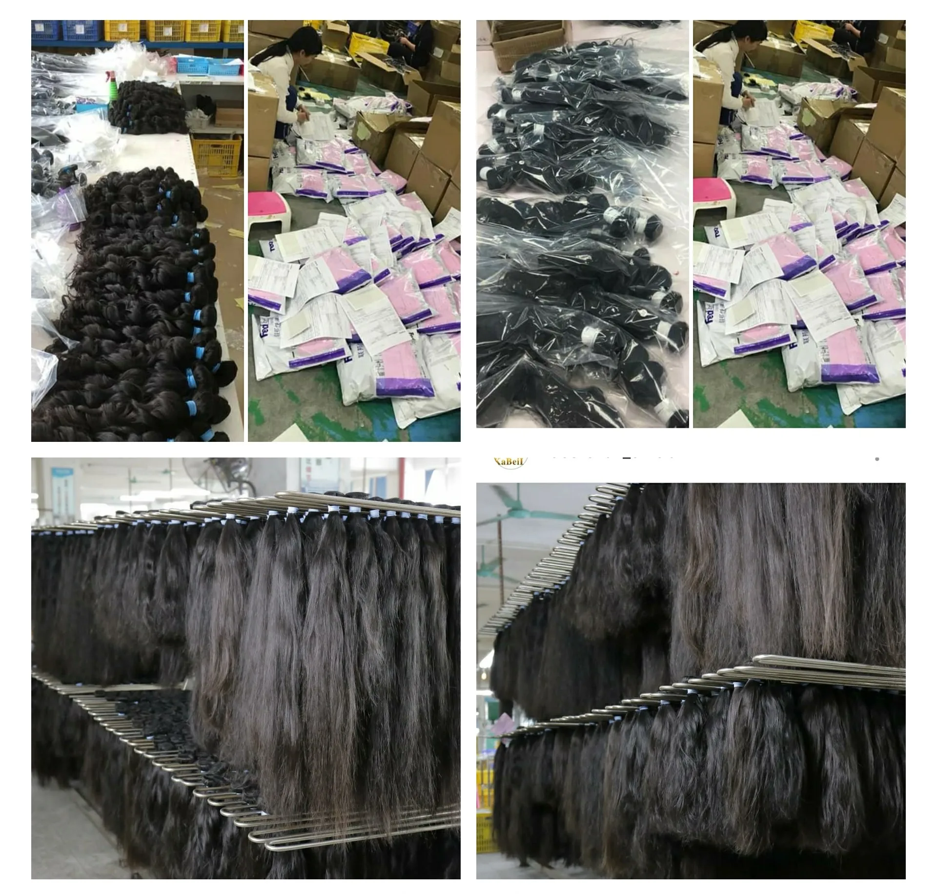 Best selling raw vietnam hair unprocessed, Easy to dye freetress water wave hair, trio hair curly vietnam hair