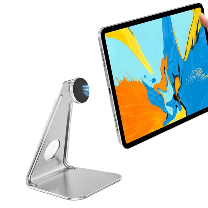 Universal Flexible 360 Rotating Magnet Mobile Phone Holders Aluminium Adjustable Tablet Stand For ipad