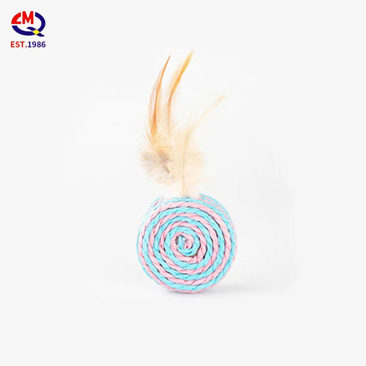 Wholesale Funny Cat Stick Feather Pet Toy Supplies Seven Piece Set Cat Toy Luxury Cute Cat Soft Toys