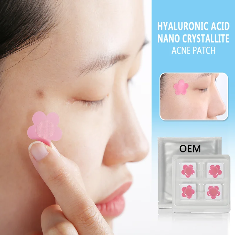 2021 hydrogel hydrating nano crystallite micro needle hydrocolloid acne patch