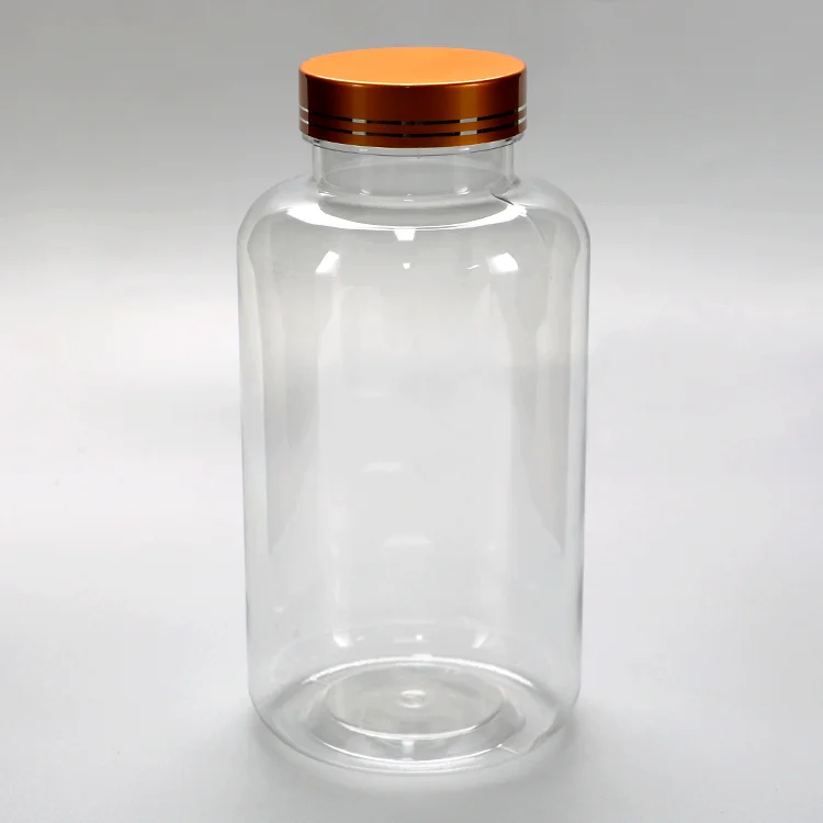 15Ml 20Ml 30Ml 50Ml Custom Pet Transparent Clear Pills Premium Medicine Plastic Capsule Bottle With Screw Cap