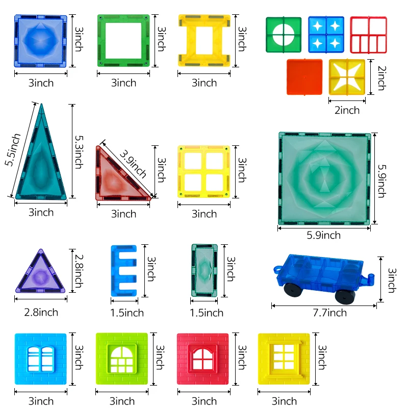 Good Price Magnetic Blocks Toddler Play Magnet Building Toys Preschool Learning Games For Kids