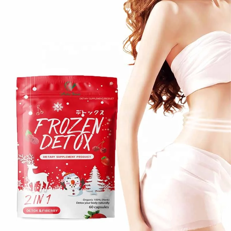 Detox Sliming Appetite lose Control diet Pills 2 in 1 fast and strong slim frozen detox capsules for weight product
