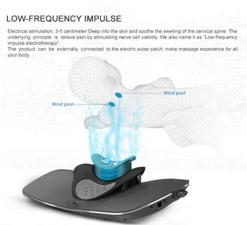 Small MOQ Low Frequency Impulse Physiotherapy Cervical Neck Traction Vibration Machine Massager Device OEM