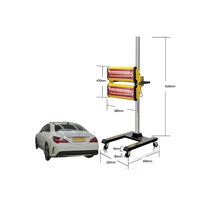 Инфракрасная лампа нагревателя для сушки краски