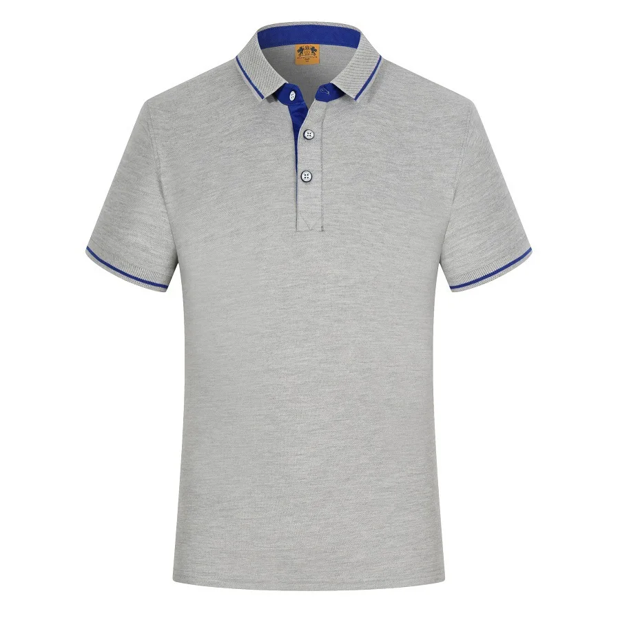 Cheap wholesale multi colors men t-shirt polo waiter uniform custom cotton polo shirt with logo