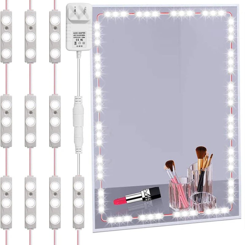 Drop Shipping Make up Light Module LED Table Bathroom DIY Dimmable Mirror Lamp Dressing Modules