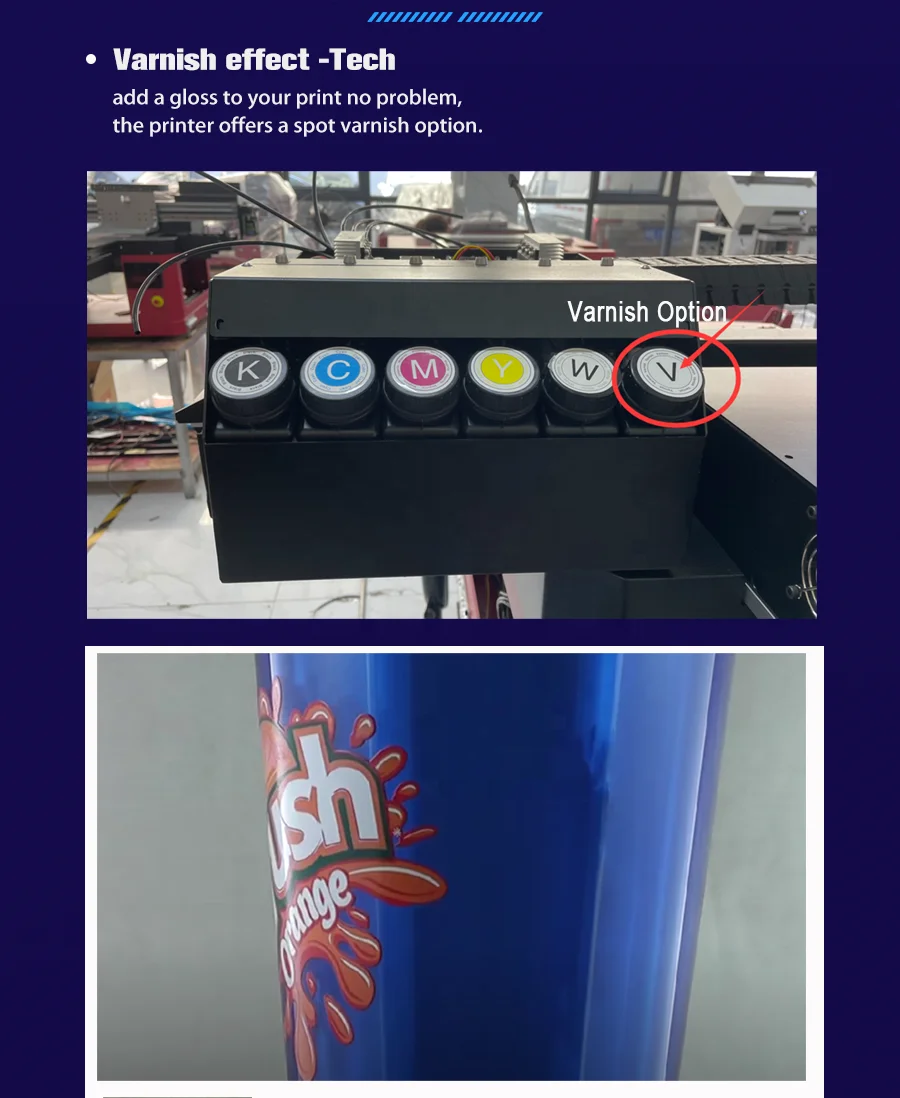High speed cylinder uv printer for bottle UV Printing