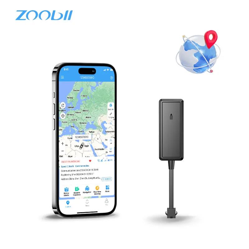 Wholesale  ZOOBII 4G Super Mini GPS Real Time Tracking GPS Rastreador Chip Motorcycle Tile Tracker GPS Device