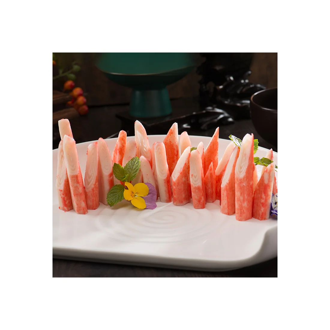 Fresh Material Hotpot Imitation Frozen Seafood Snack Surimi Crab Stick