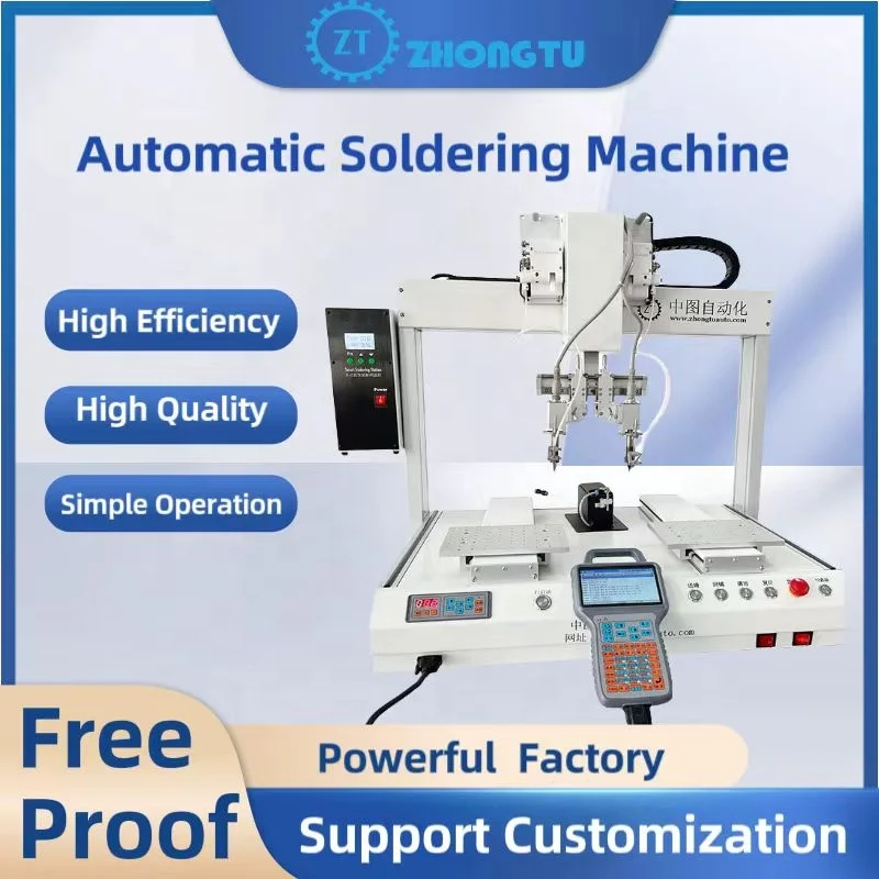 China Auto Welding Equipment Fully Automatic Soldering Robot Welding Machine Soldering Robot For Wire