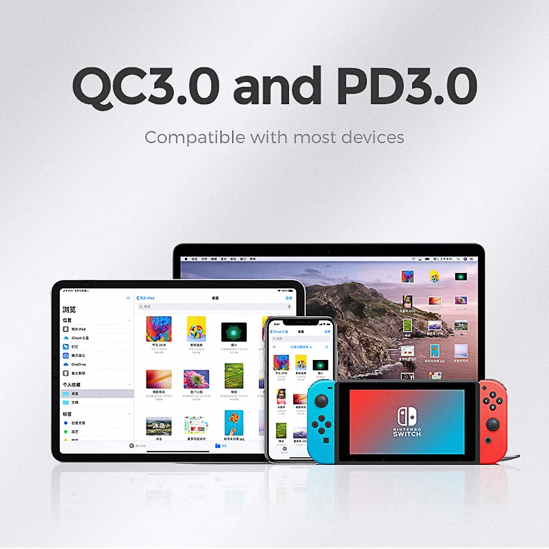 
Dual Ports 18w PD Type c Usb Travel Charger Wall Mobile Phone Charger 18w pd set For Iphone 12 