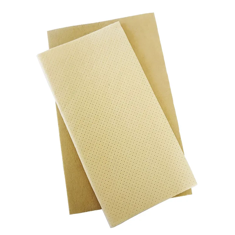 Wholesale germany style non woven kitchen wipe with PU floor cloth super absorbent cleaning cloth with hole
