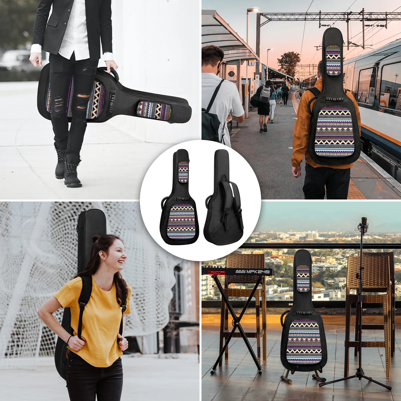 Wholesale Guitar / Bass Gig Bag Gibson Guitar Instrument Bag Case OEM