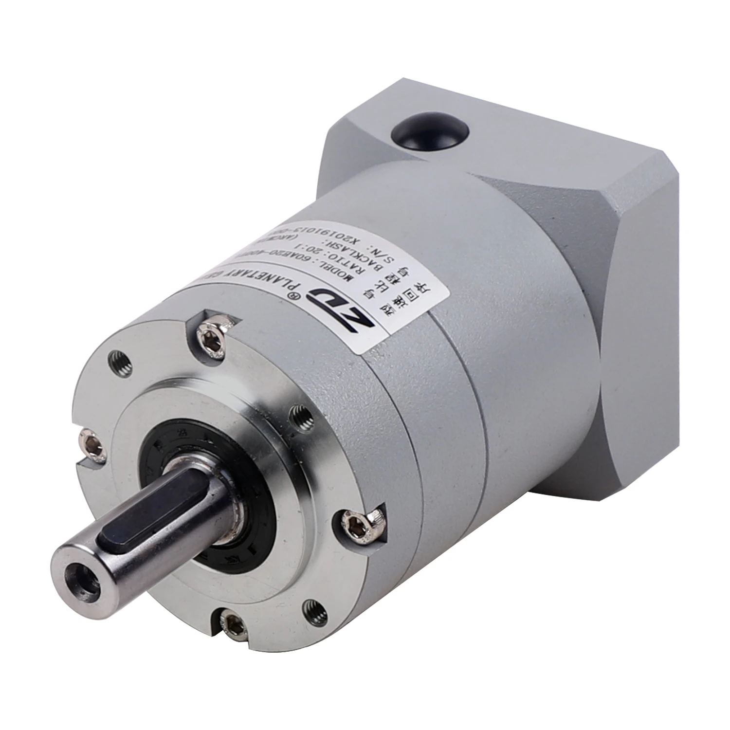 ZD High Precision 60mm 90mm 120mm Servo Motor Helical Bevel Speed Reducer Planetary Gearbox For Industrial Robot