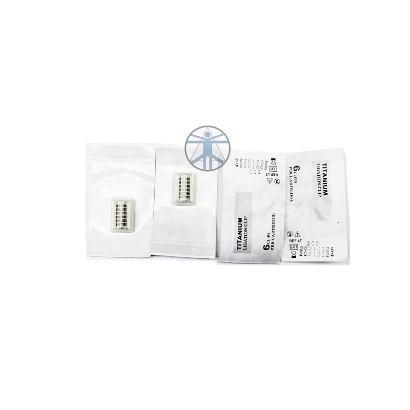 Titanium clips LT200, titanium ligation Clips laparoscopic instrument LT200 clips