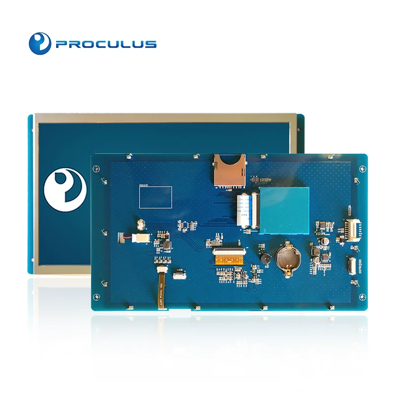 Proculus 10.1 inch uart Resistive Smart Home Wall Mounted Panel Lcd Module tablet tft display modules Touch Screen