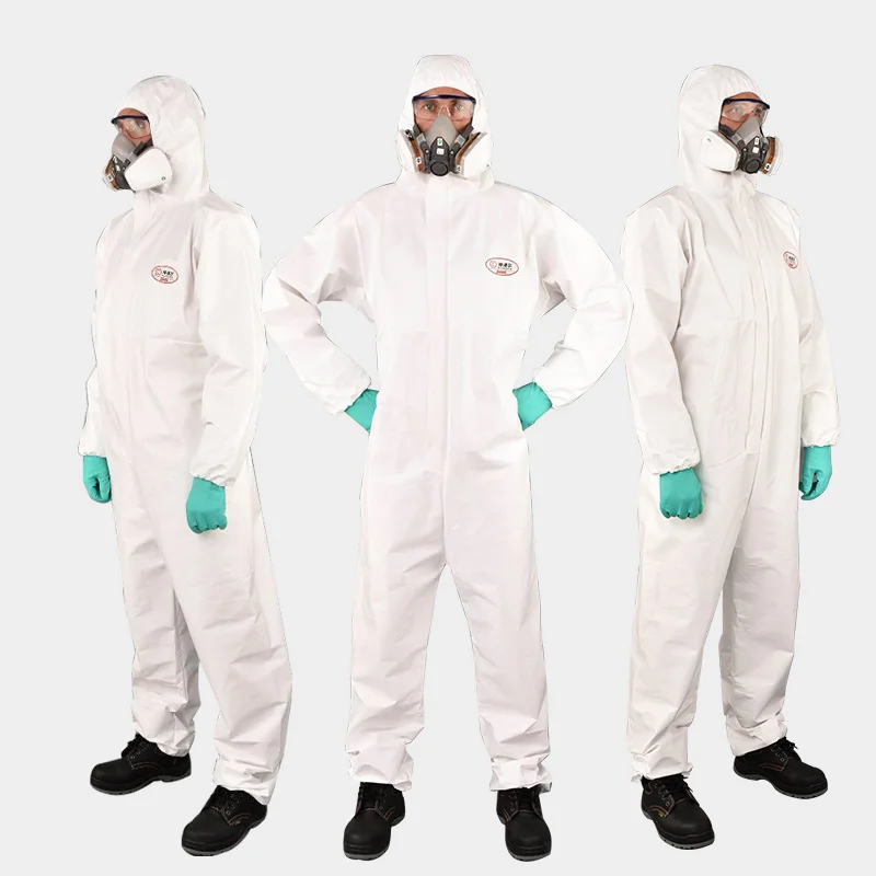 Type 5B6B Anti static and radiation nuclear Disposable Overalls for Food Processing Industry Service with OEM service